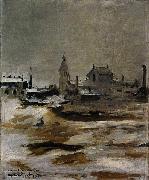 Edouard Manet Effet de neige a Petit Montrouge oil painting picture wholesale